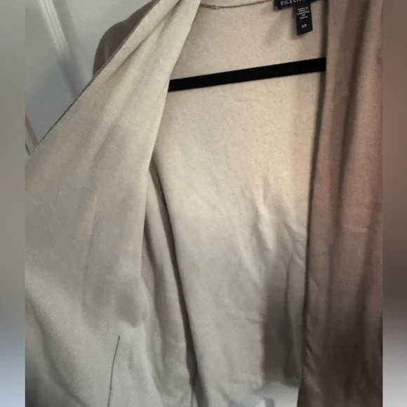 Eileen Fisher two-tone cardigan size Small - Picture 6 of 8